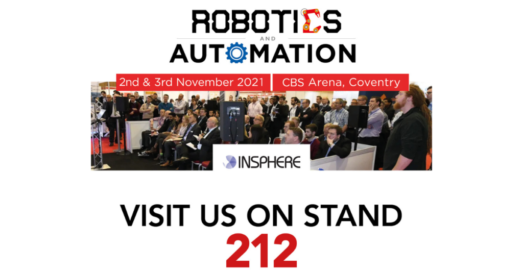 INSPHERE are presenting the IONA System at Robotics and Automation Exhibition 2021 in Coventry